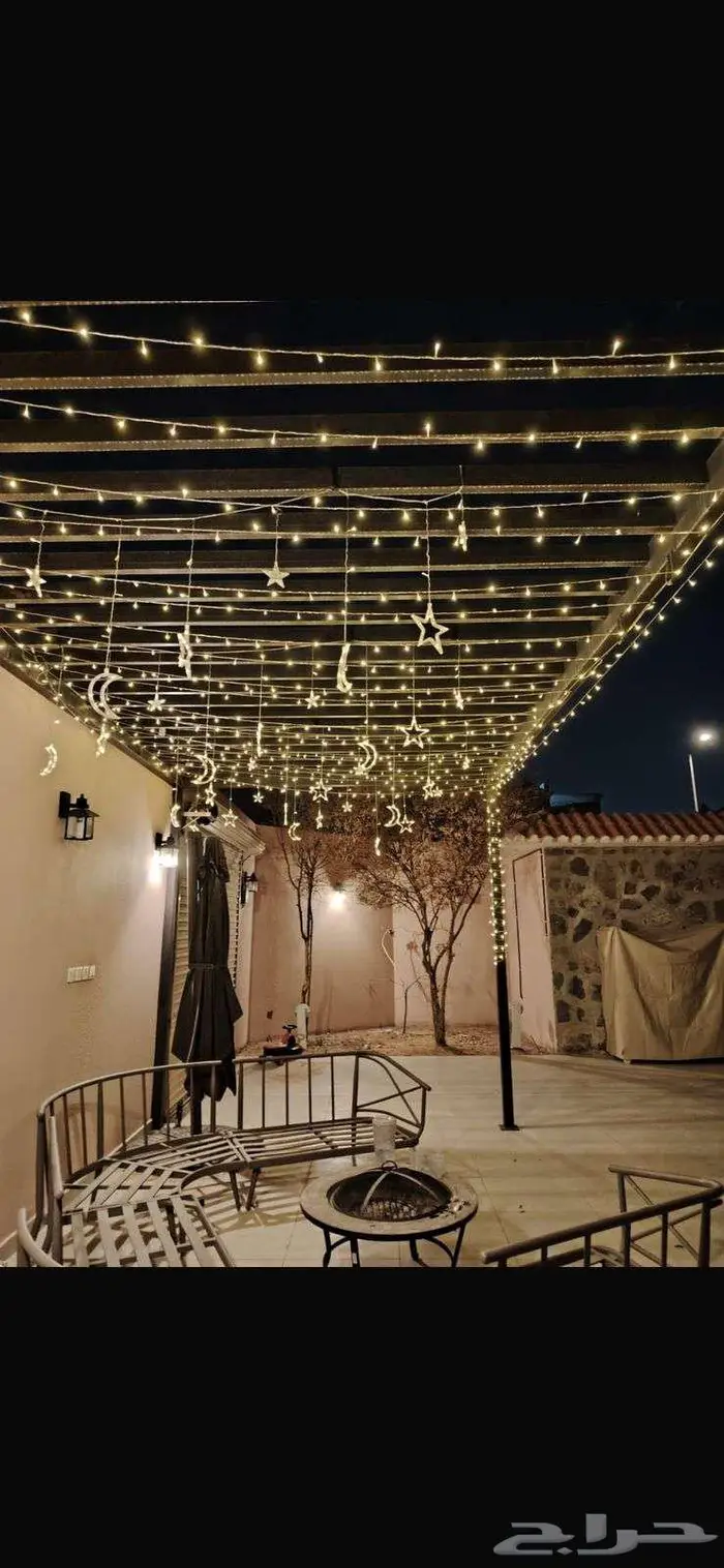هلال رمضان زينه رمضان تركيب وتاجير هلال مضيء 30