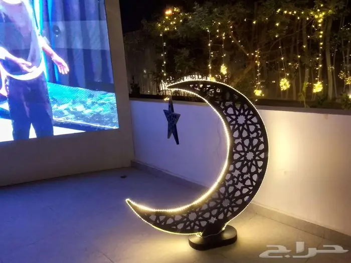 هلال رمضان زينه رمضان تركيب وتاجير هلال مضيء 31