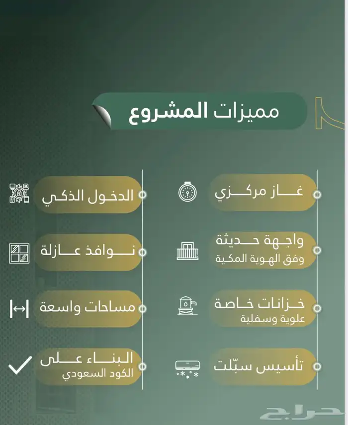 شقق تمليك قيد الانشاء في المربع الذهبي في بطحاء قريش 350الف 0