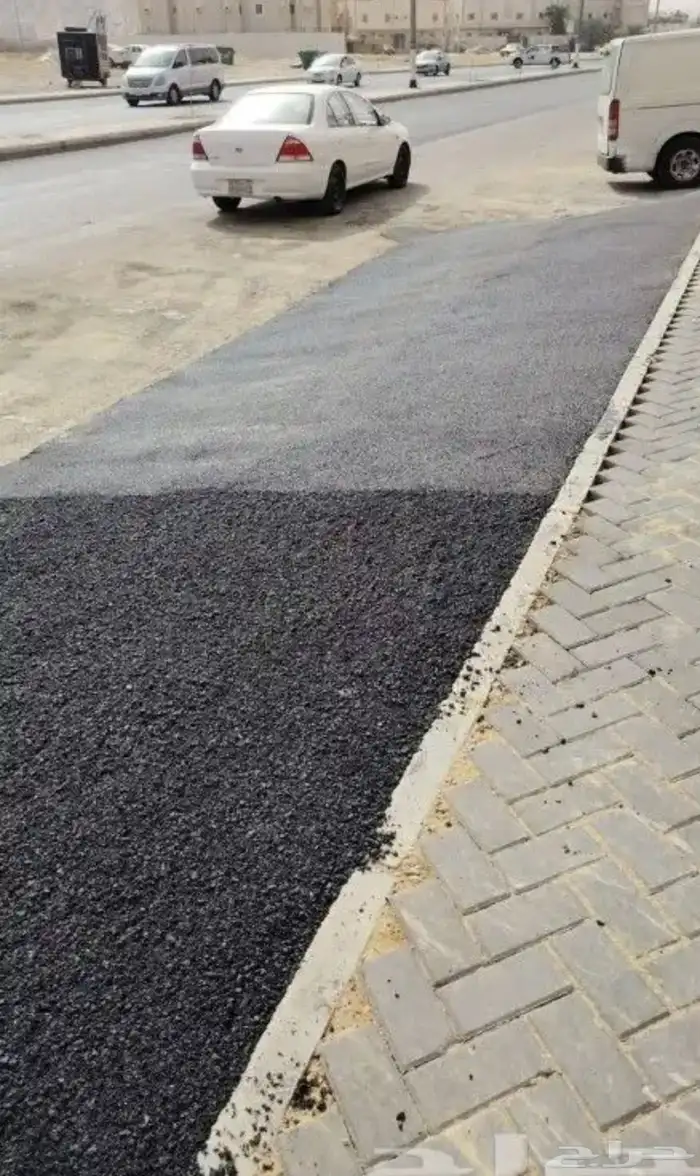 اعمال الاسفلت الجديد والمقشور بالمتر وقطوعه وتوريد المواقع 5
