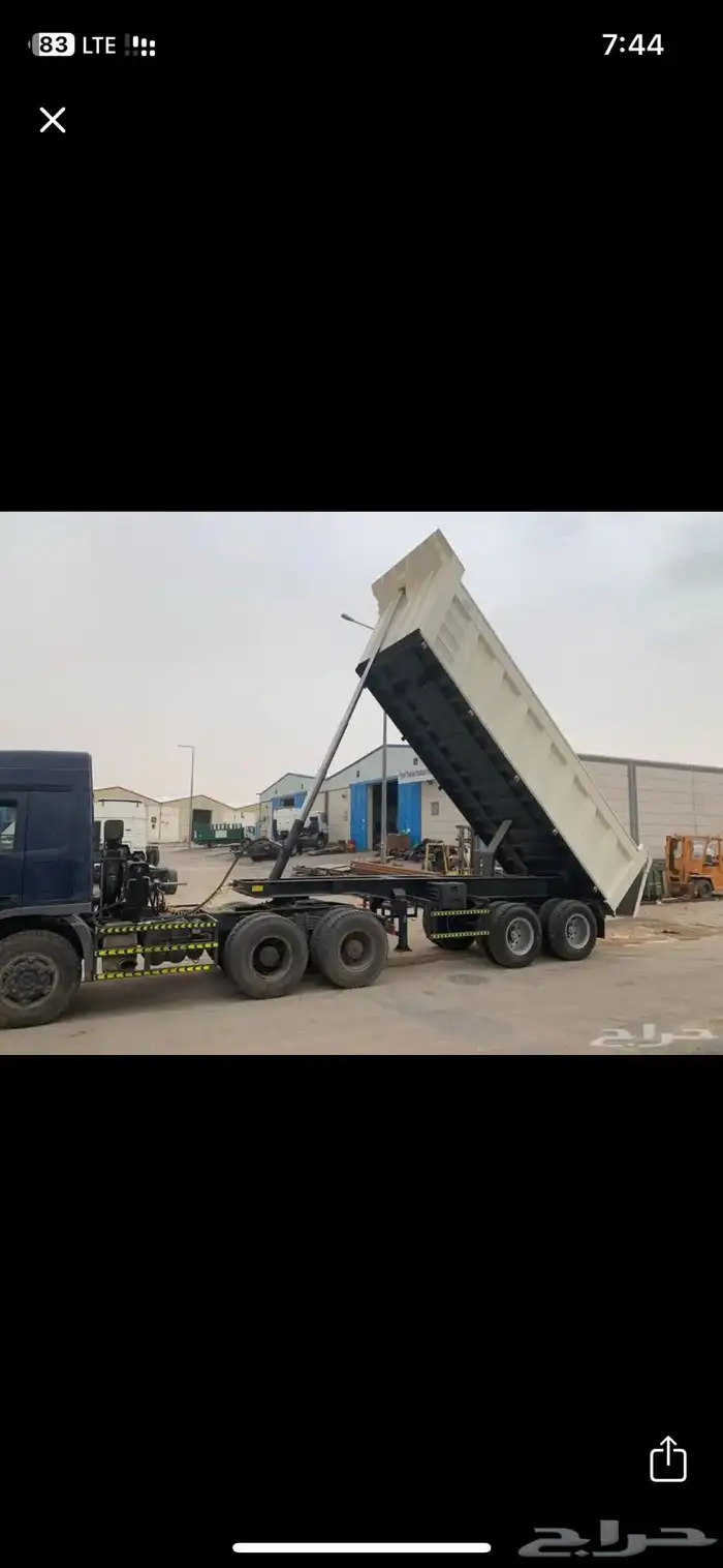 شيول وقلابات وبوكلين وتريلات للحفر والدفن وازالة المخلفات 7
