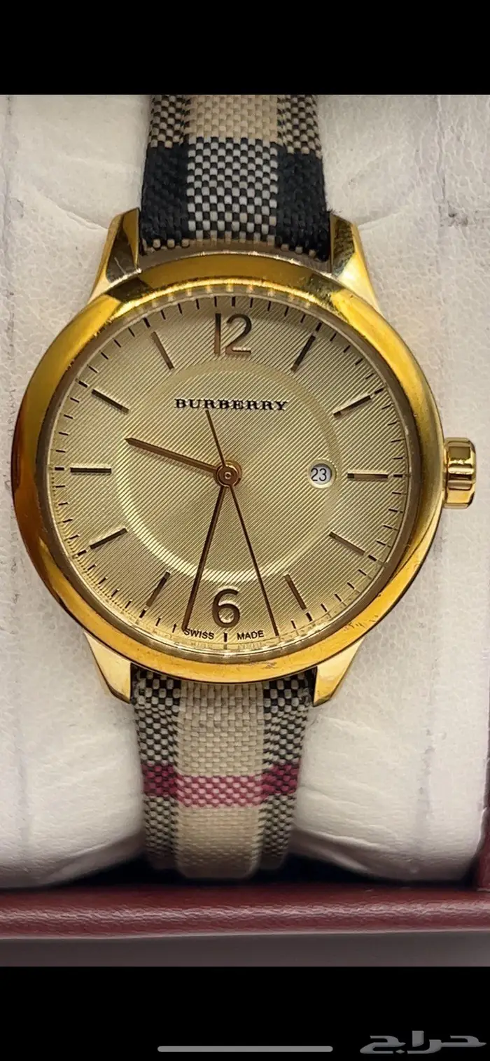 ساعة بربري Burberry نسائيه سويسرية اصليه 1