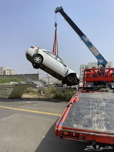 سطحة ونش كرين صبيا لنقل السيارات 10