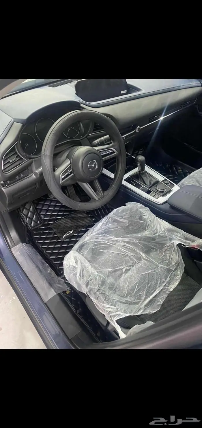 فاخرة دعاسات جلد مازدا 3 ولجميع انواع السيارات 15