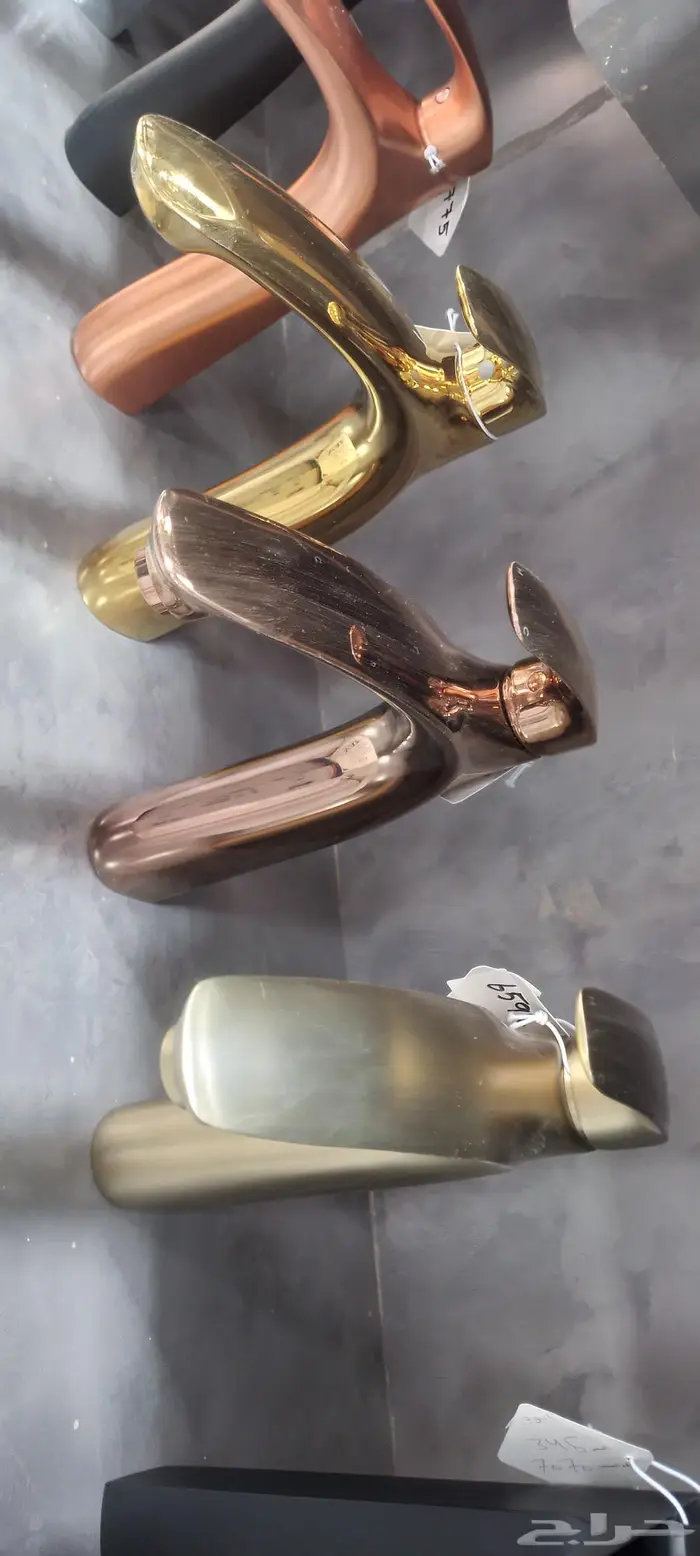 ادوات صحية وسباكة تذهيب وطلاء اسود 10