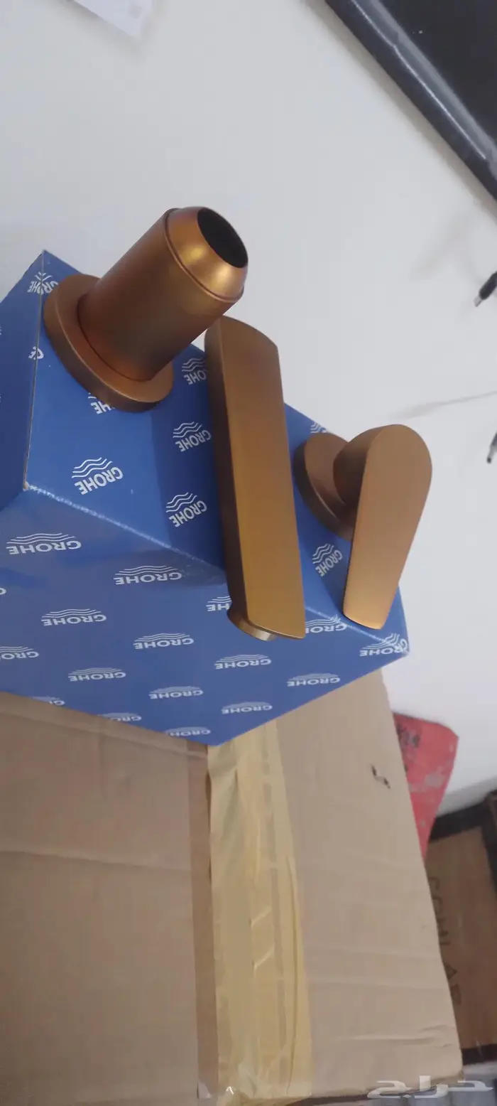 ادوات صحية وسباكة تذهيب وطلاء اسود 15