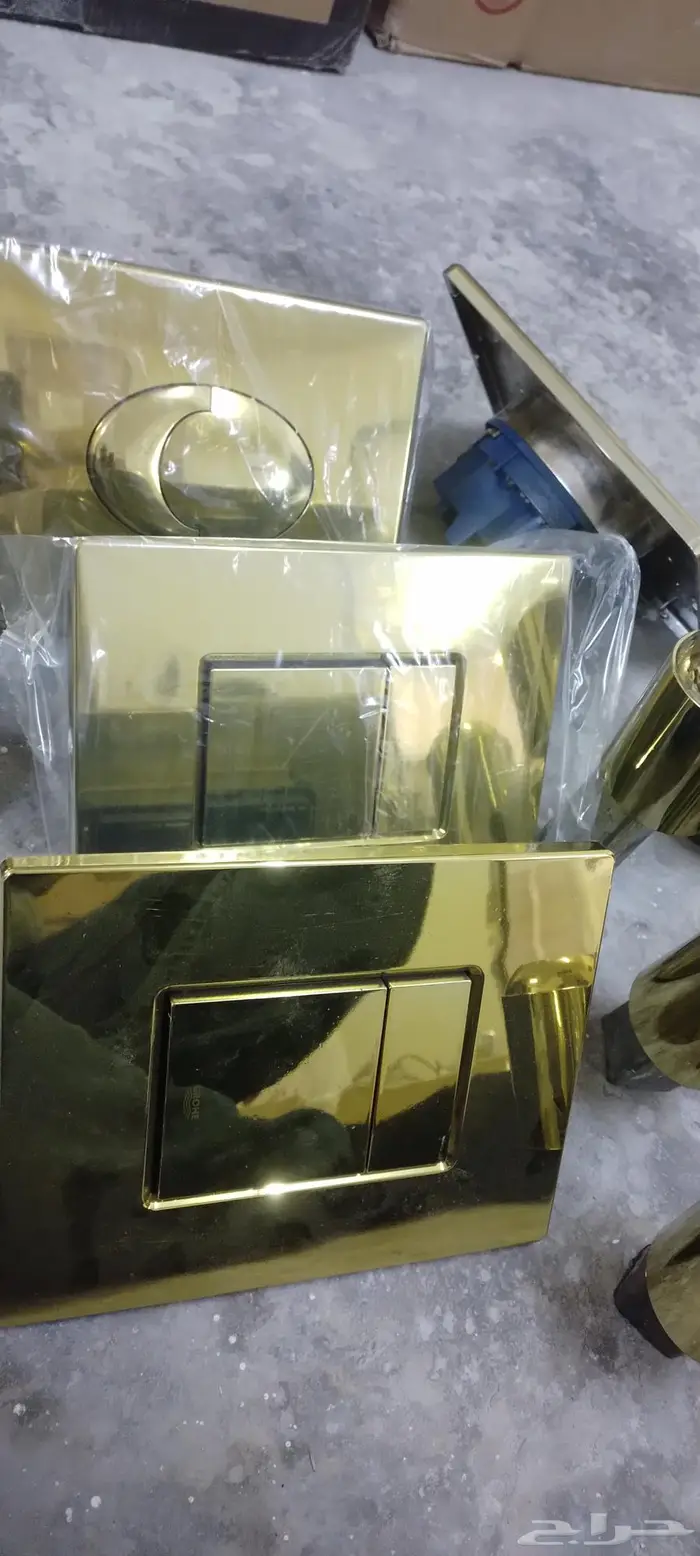 ادوات صحية وسباكة تذهيب وطلاء اسود 1