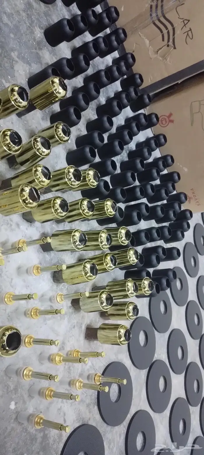 ادوات صحية وسباكة تذهيب وطلاء اسود 3