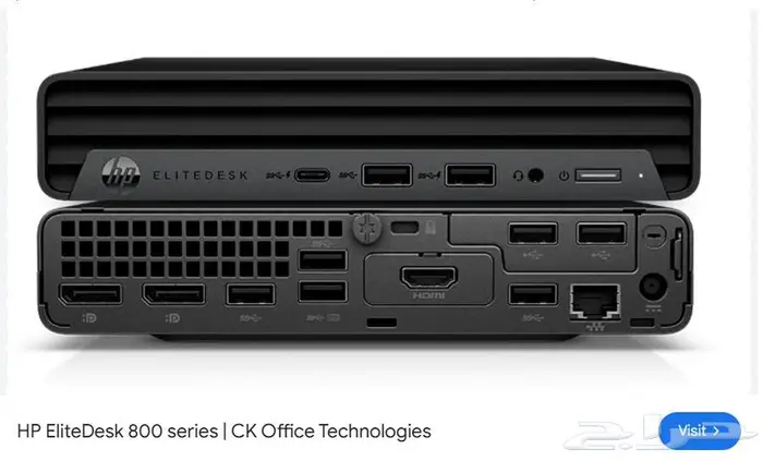 HP Elite Mini 800 G9 i5 13Gen 16g 512 ميني جديد 0