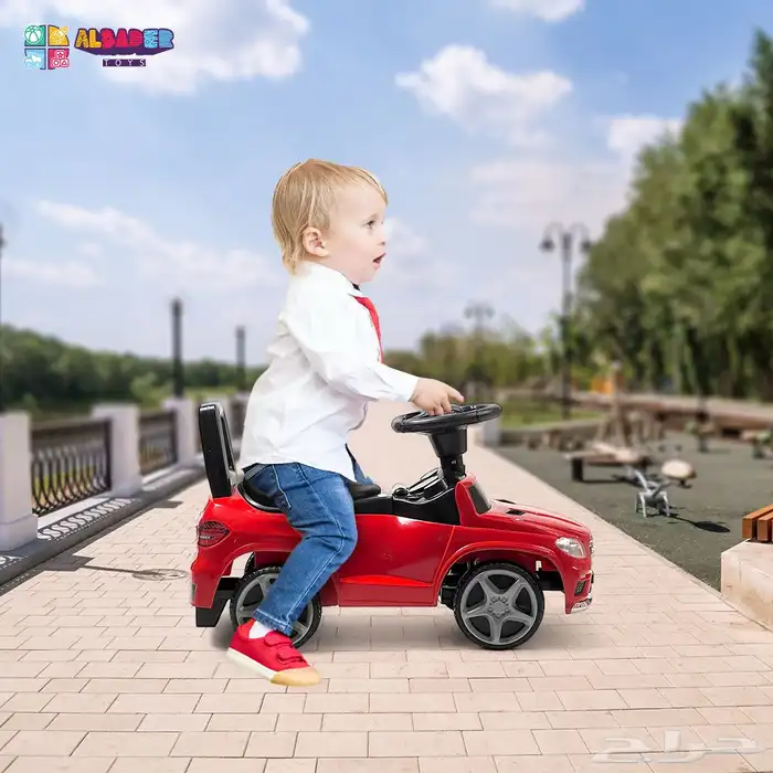 سيارة دف بتصميم مرسيدس للاطفال - سيارة دف مع مؤثرات مميزة 10