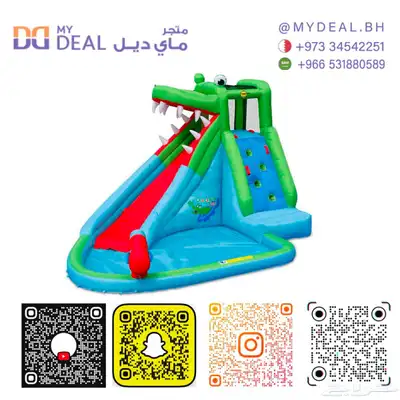 نقيزات  نطيطة  ملاعب صابونية  زحليقات  مسابح  مسبح اطفال 4