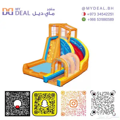 نقيزات  نطيطة  ملاعب صابونية  زحليقات  مسابح  مسبح اطفال 5