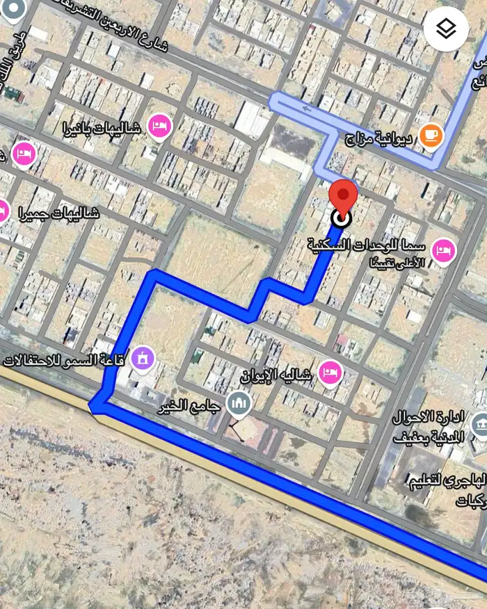 استراحة للايجار بعفيف بحي دله عفيف 0