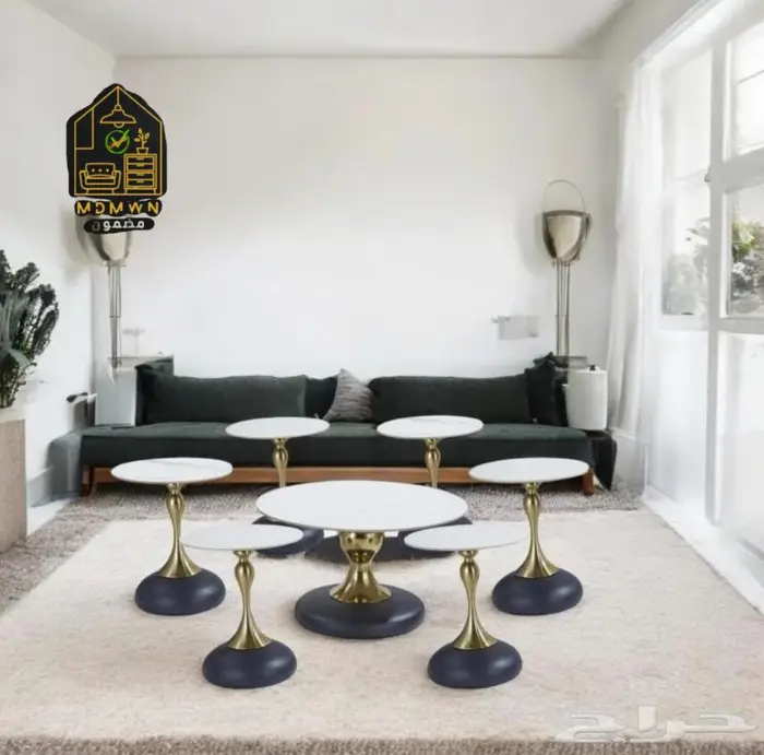 طاولات الخدمة والقهوة والشاي شحن مجاني 30