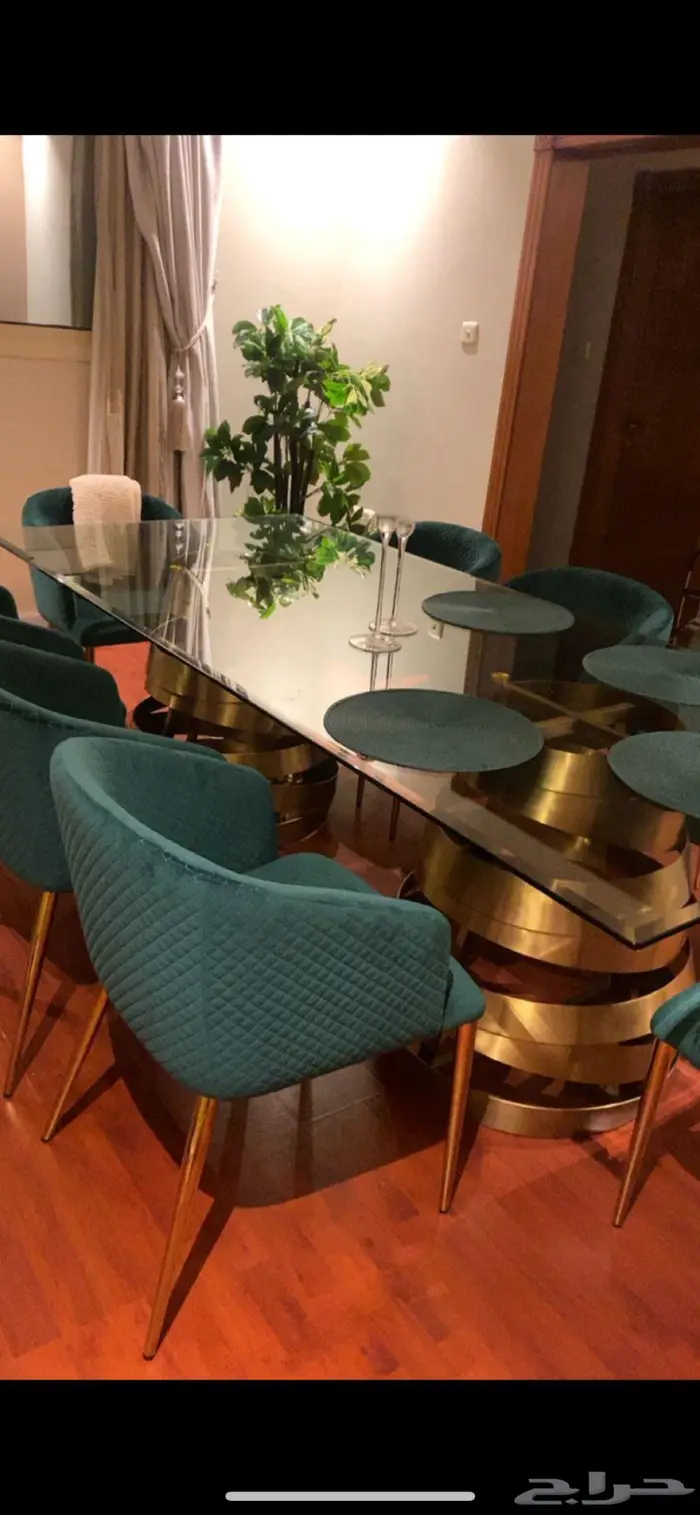 طاولة طعام زجاج 3