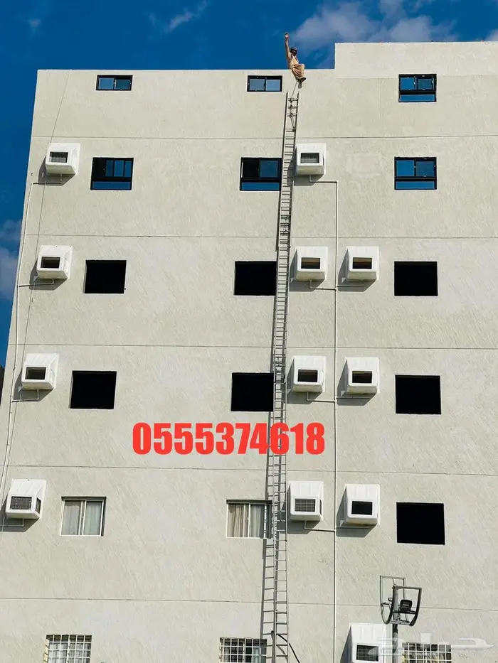 طاردالطيور شبك شباك مكيف خارجي غطاء مكيف 6