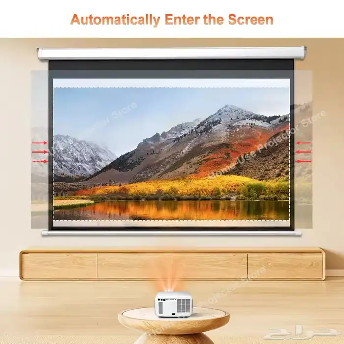 بروجكتر projector بدقه ممتاز جدا 3000 ansi 6