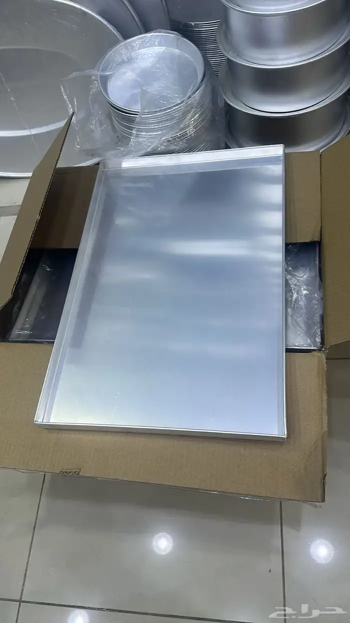 صواني فرن وحلا ( مستطيلة-دائرية ) جميع المقاسات تصنيع خاص 0
