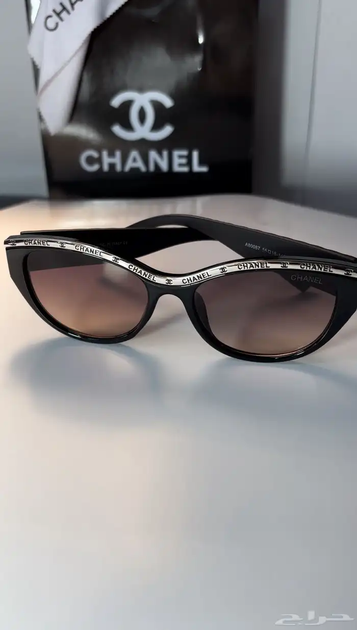نظارة شانيل عرض بمناسبة تخرج   ب 80 ريال 0