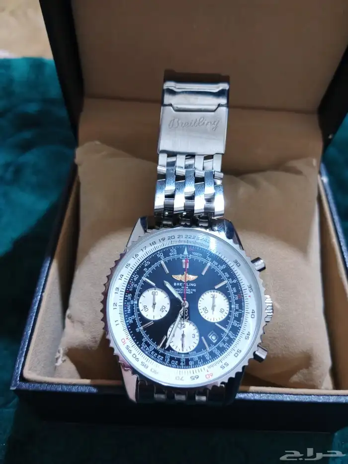 ساعة يد Breitling Navitimer 46mm Black Steel 1