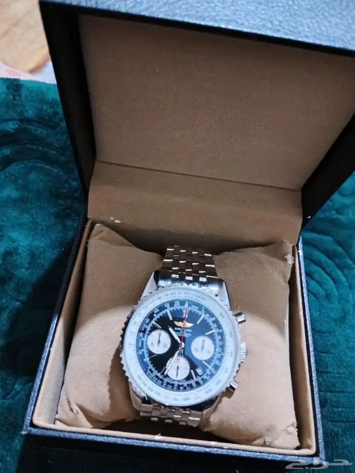 ساعة يد Breitling Navitimer 46mm Black Steel 0