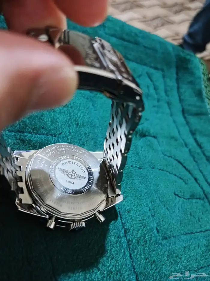 ساعة يد Breitling Navitimer 46mm Black Steel 2