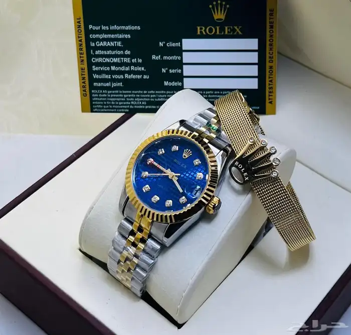 ساعات نسائيه تقليد ماركه شبه الاصل مع الملحقات 74