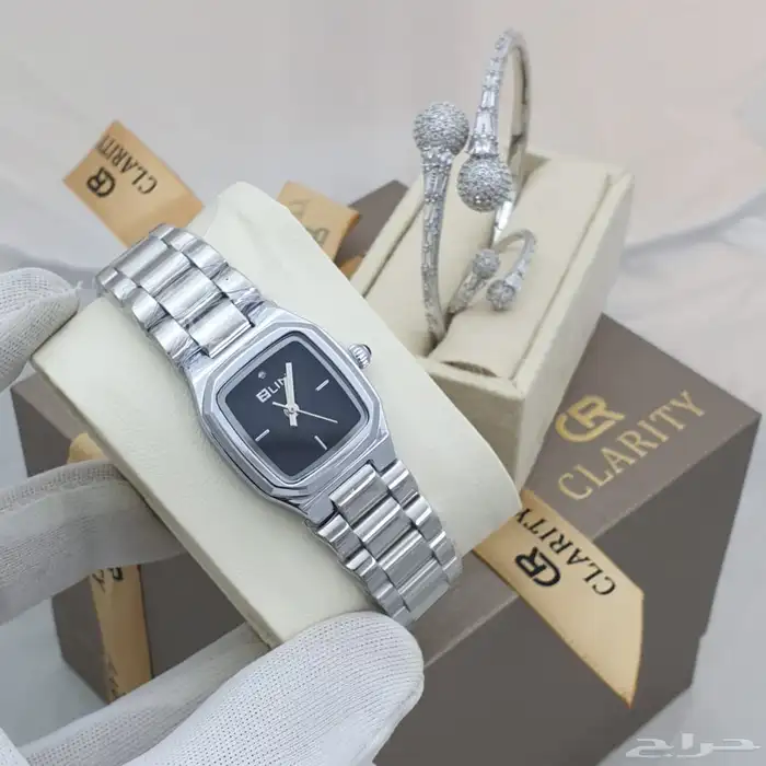ساعات نسائيه تقليد ماركه شبه الاصل مع الملحقات 53