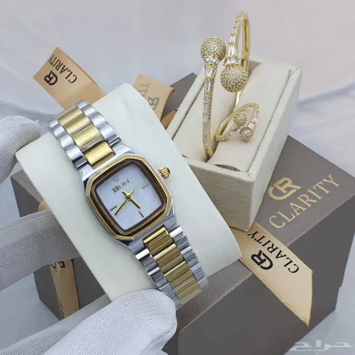 ساعات نسائيه تقليد ماركه شبه الاصل مع الملحقات 58