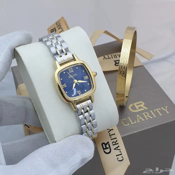 ساعات نسائيه تقليد ماركه شبه الاصل مع الملحقات 64