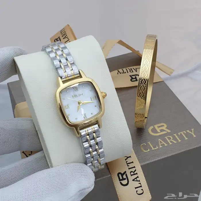 ساعات نسائيه تقليد ماركه شبه الاصل مع الملحقات 62