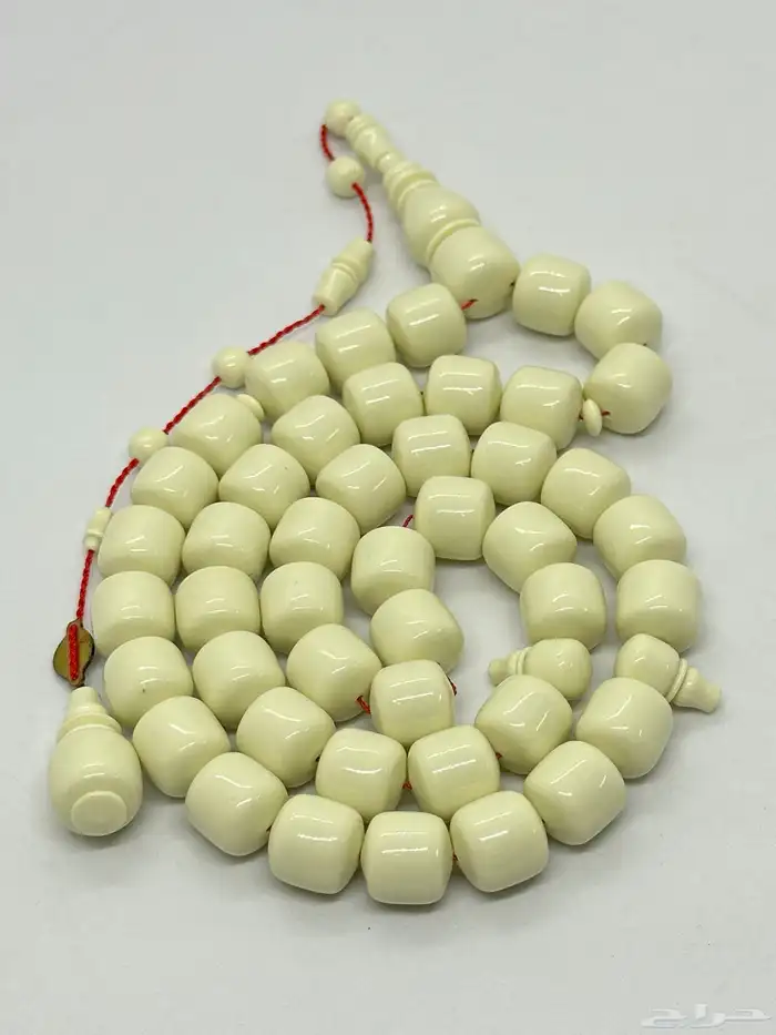 سبحة مخروطة من مكعب دومنة جديد ( ابيض ) 0