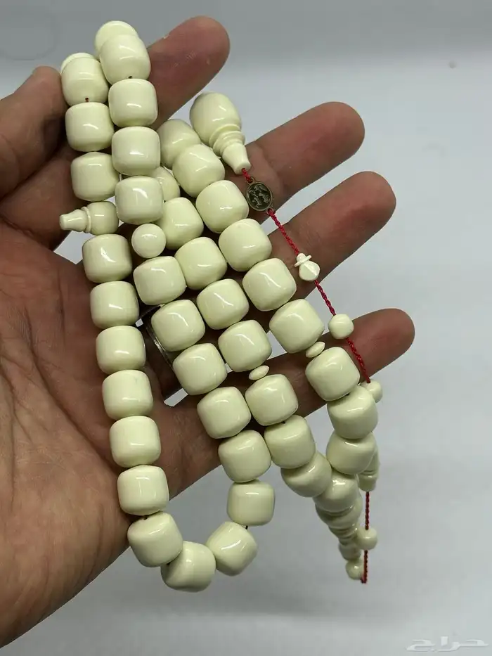 سبحة مخروطة من مكعب دومنة جديد ( ابيض ) 4