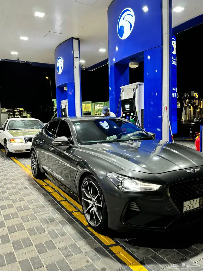 جينسس G70 4سلندر نص فل 2019 مكينه قير شاصي على الشششرط 4