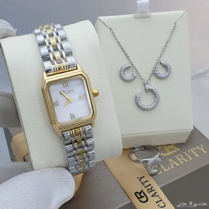 ساعات نسائيه تقليد ماركه شبه الاصل مع الملحقات 42