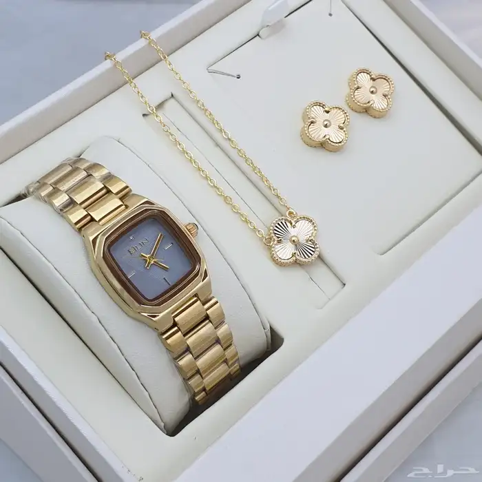 ساعات نسائيه تقليد ماركه شبه الاصل مع الملحقات 29