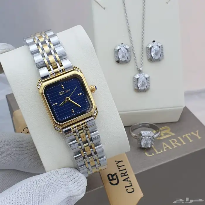 ساعات نسائيه تقليد ماركه شبه الاصل مع الملحقات 36