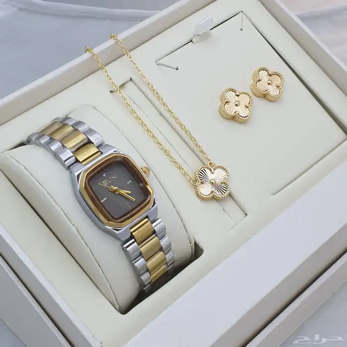 ساعات نسائيه تقليد ماركه شبه الاصل مع الملحقات 32