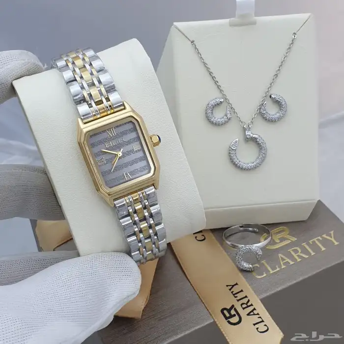 ساعات نسائيه تقليد ماركه شبه الاصل مع الملحقات 39