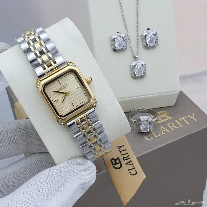 ساعات نسائيه تقليد ماركه شبه الاصل مع الملحقات 35