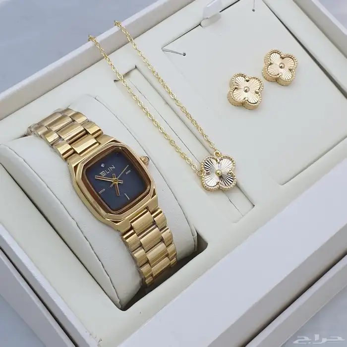 ساعات نسائيه تقليد ماركه شبه الاصل مع الملحقات 26