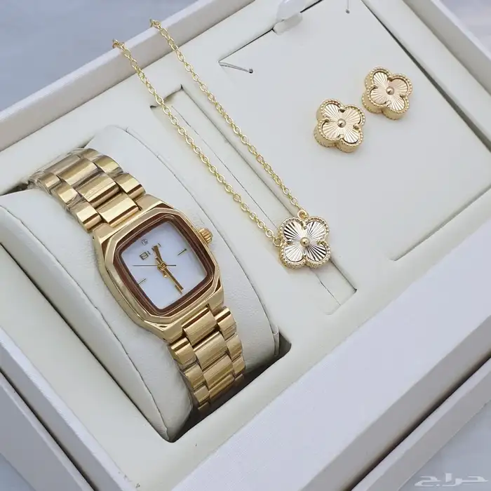 ساعات نسائيه تقليد ماركه شبه الاصل مع الملحقات 27