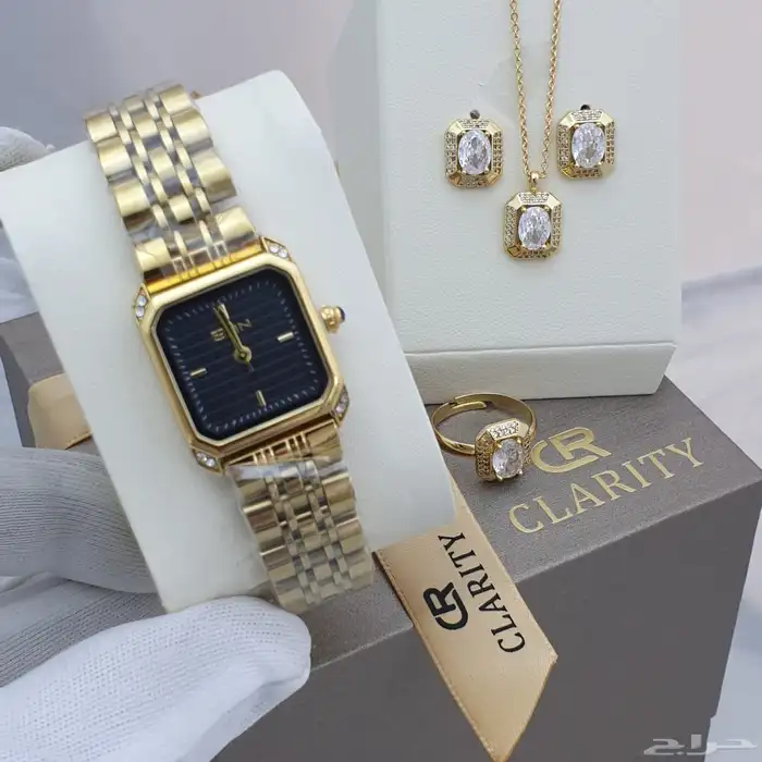 ساعات نسائيه تقليد ماركه شبه الاصل مع الملحقات 38