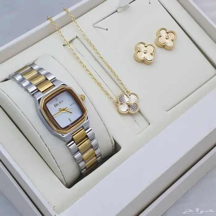 ساعات نسائيه تقليد ماركه شبه الاصل مع الملحقات 25