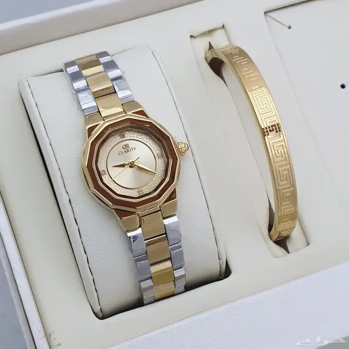 ساعات نسائيه تقليد ماركه شبه الاصل مع الملحقات 21