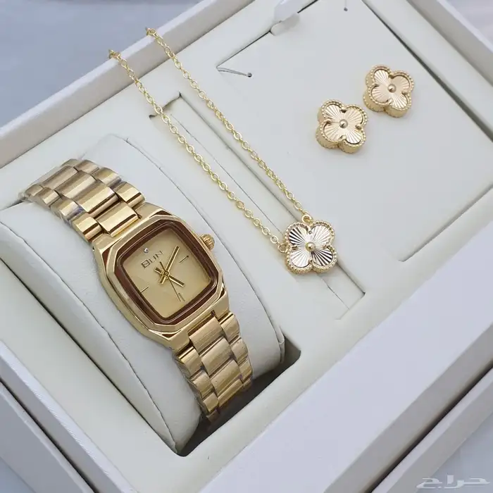 ساعات نسائيه تقليد ماركه شبه الاصل مع الملحقات 31