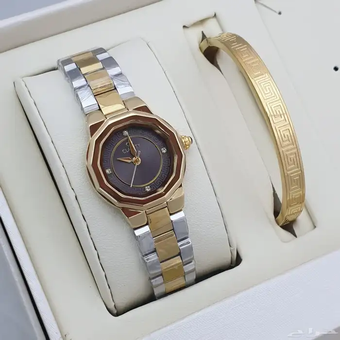 ساعات نسائيه تقليد ماركه شبه الاصل مع الملحقات 19