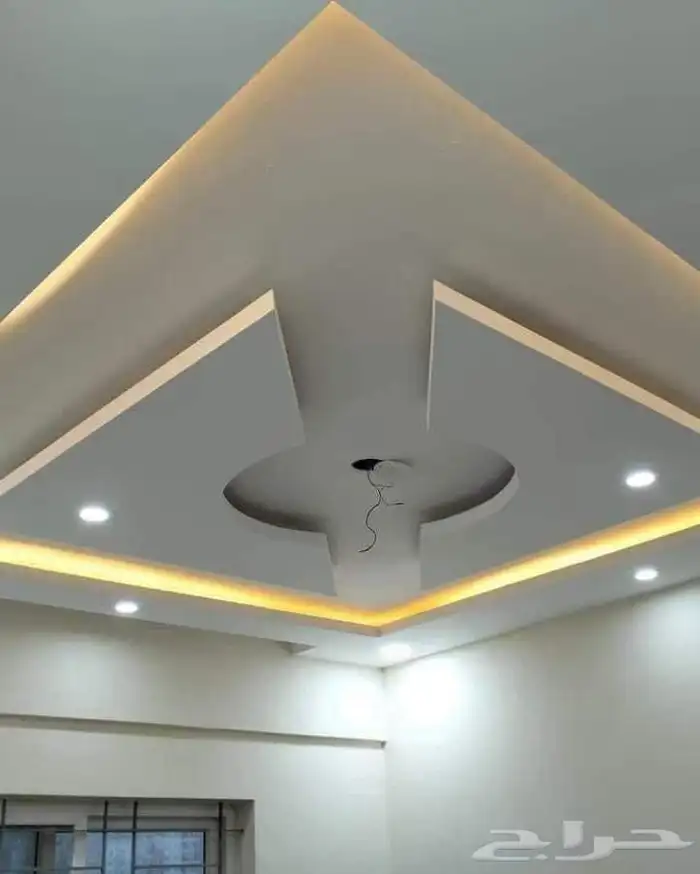 معلم ديكورات جبس ستاير برواز غرفة النوم مطبخ كورنيش 11