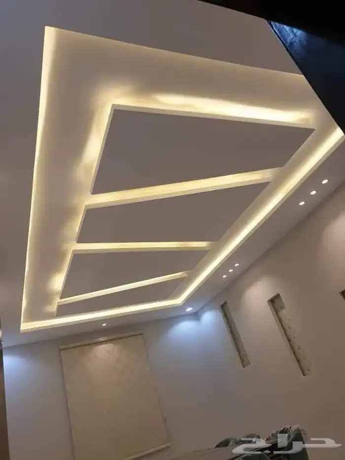 معلم ديكورات جبس ستاير برواز غرفة النوم مطبخ كورنيش 12