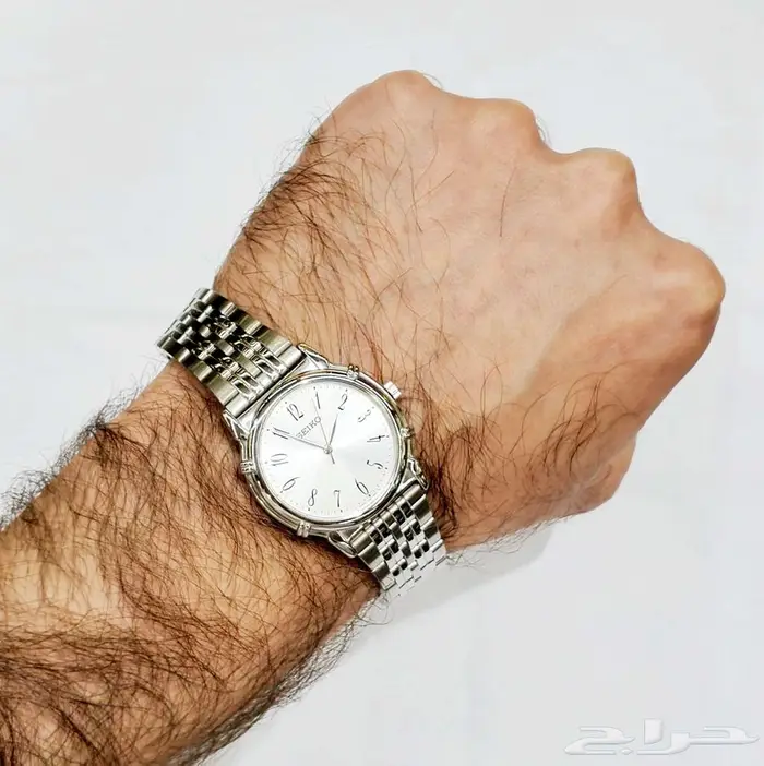 ساعة سيكو ارقام انجليزية يابانية اصلية بسعر التصفية 7
